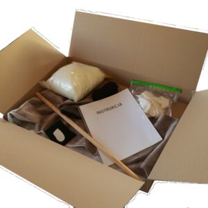 Hobby Horse - Beż Izabelowaty - Duży- Zestaw DIY (Koń na patyku)