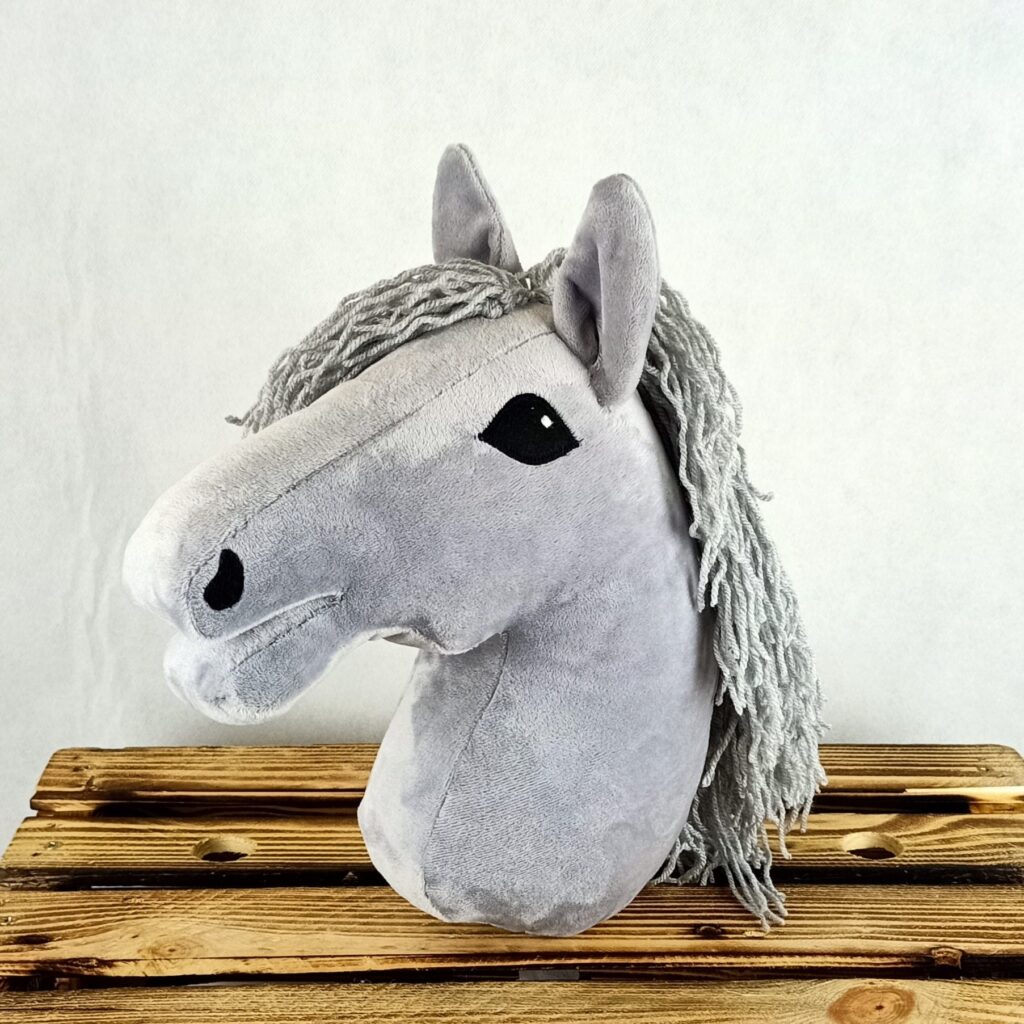 Hobby Horse Myszatek Szary - Mały (Koń na kiju) A4