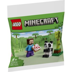 LEGO 30672 Minecraft Steve i mała panda