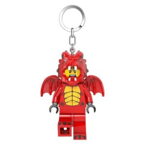 LEGO Classic KE196 Brelok do kluczy z latarką Smok czerwony