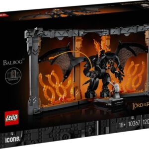 LEGO 10367 Icons Władca pierścieni: Book nook z Balrogiem