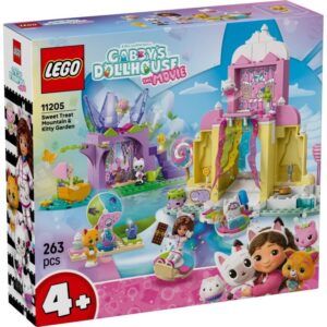 LEGO 11205 Gabby’s Dollhouse Łakociowa Góra i Kiciowy Ogródek