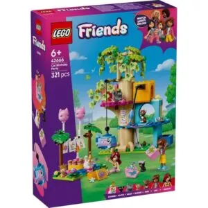 LEGO 42666 Friends Kocie przyjęcie urodzinowe i domek na drzewie