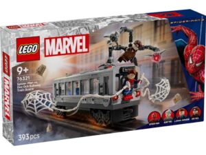 LEGO 76321 Super Heroes Spider-Man kontra Doc Ock - scena w metrze