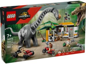 LEGO 76973 Jurassic World Na tropie tytanozaura i raptora