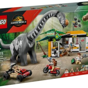 LEGO 76973 Jurassic World Na tropie tytanozaura i raptora