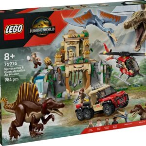 LEGO 76976 Jurassic World Powietrzna misja z kecalkoatlem i spinozaurem