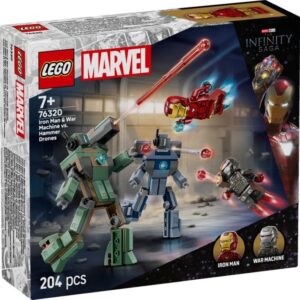 LEGO 76320 Super Heroes Iron Man i War Machine kontra drony Hammera