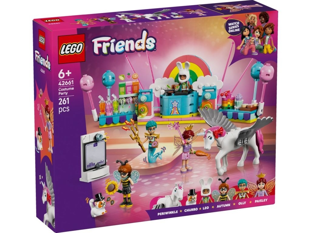 LEGO 42661 Friends Bal przebierańców z jednorożcem i wróżką