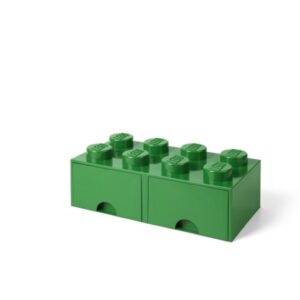 LEGO 40061734 Pojemnik na klocki z szufladami 4x2 zielony