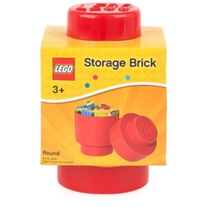 LEGO 40301730 Pojemnik na klocki okrągły 1x1 czerwony