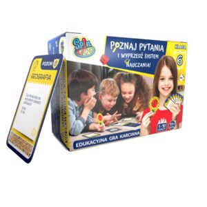 SpinEdu Wyzwanie - Klasa 6 (Pora Na Trudniejsze Tematy Szkolne, Ale Bez Stresu!) Gra Edukacyjna