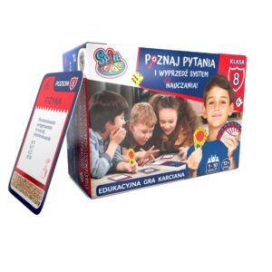 SpinEdu Egzamin - Klasa 8 (Pomocnik Przed Dużym Sprawdzianem!) Gra Edukacyjna