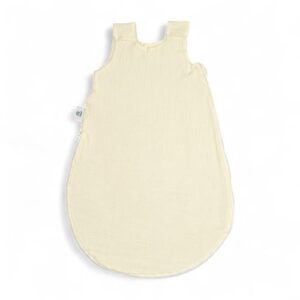 Muślinowy śpiworek niemowlęcy | 0-6 mc | 1.0 TOG | waniliowy ecru