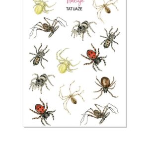 Tatuaże zmywalne dla dzieci Pajęczaki 2