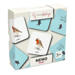 Gra pamięciowa dla dzieci memo Ptaki