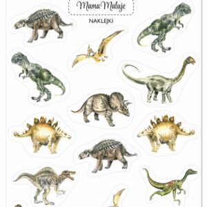Naklejki Dinozaury