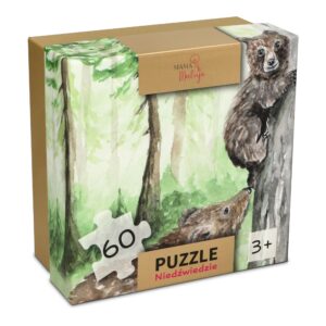 Puzzle dla dzieci 60-elementowe Niedźwiedzie