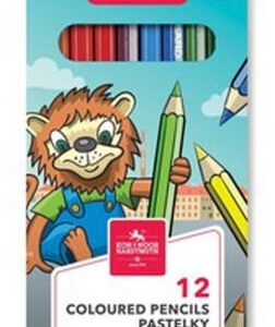 Kredki sześciokątne 12 kolorów