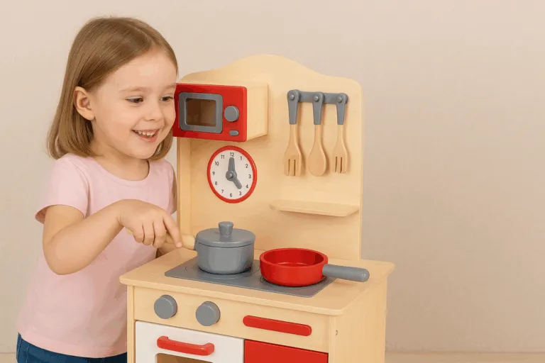 Dlaczego kuchnia z drewna to doskonały prezent dla dziecka?