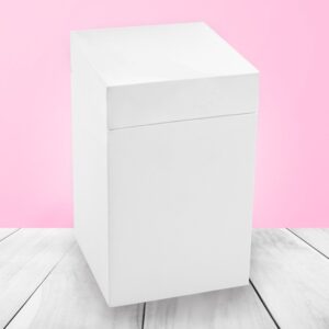 Pudełko prezentowe białe 10x10x17