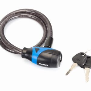 Zamknięcie spiralne 84355 10 x65 cm KLUCZ ROMETczarno-niebieskie et logo ROMET - Oficjalny Sklep Romet