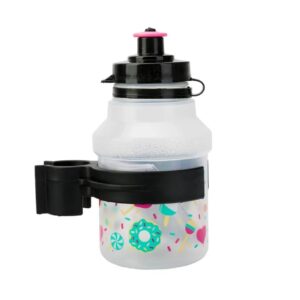 Bidon dziecięcy 0,35 l. POLISPORT LOLLIPOP z koszyczkiem, CLEAR - Oficjalny Sklep Romet