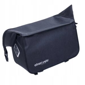 Torba rowerowa sakwa na bagażnik TRAVEL TOP ATRANVELO szaro czarna - Oficjalny Sklep Romet