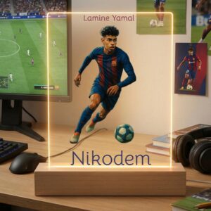 Personalizowana lampka LED Lamine Yamal z imieniem