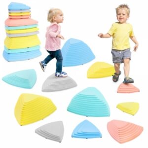 Kamienie balansujące kolorowe - 11 sztuk