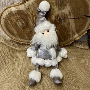 Pluszak Dziadek Mróz (Mikołaj) Jellycat 37 cm – biało-srebrny