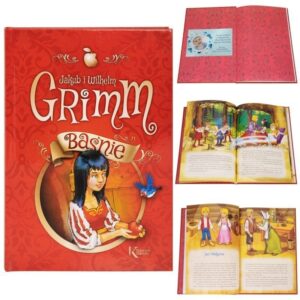 Baśnie braci Grimmów dla dzieci z dedykacją w twardej oprawie