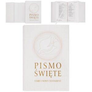 Na Bierzmowanie: Pismo Święte z motywem Ducha Świętego w obwolucie