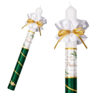 Świeca na Chrzest i Komunię ze zdjęciem oraz dedykacją G24