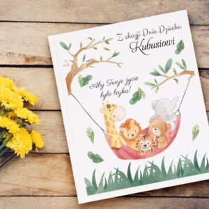 Dzień Dziecka Księga Baśni Życie jak bajka z nadrukiem na okładce