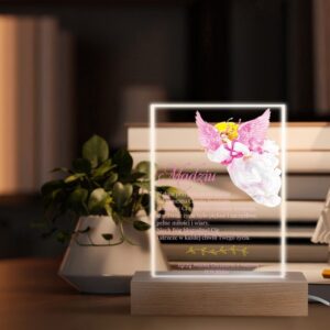 Pamiątka Chrztu: Podświetlana ramka LED z personalizacją USB