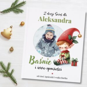 Mikołajki: Księga Baśni Zielona Sowa z nadrukiem Święty Mikołaj