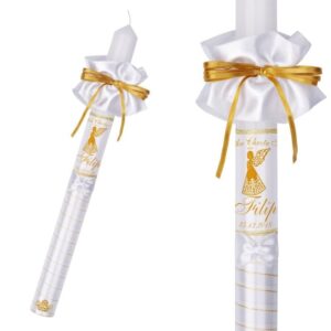 Świeca do Chrztu i Komunii personalizowana nadrukiem G12