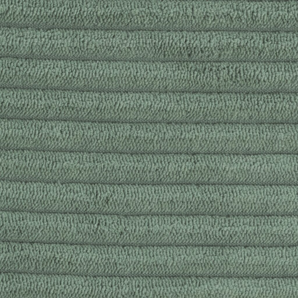MISIOO Mata piankowa kwiatek, 115x5 cm, zielony, sztruks premium, fluffy flower