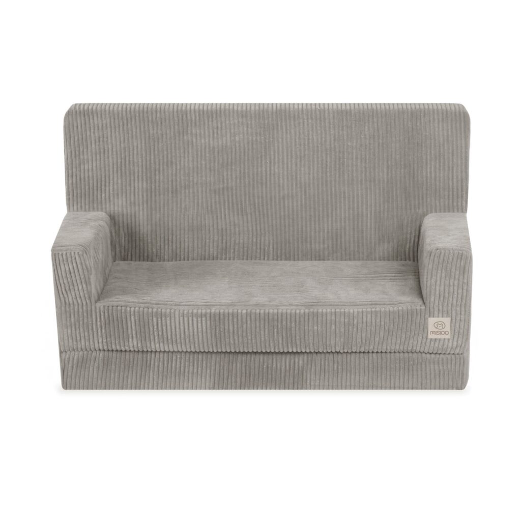 MISIOO Sofa z podłokietnikami Foldie, beżowy sztruks premium