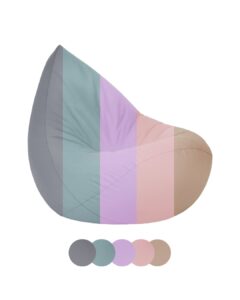 MISIOO Fotel worek Sako dla dzieci, szary, outdoor, wodoodporny, bean bag