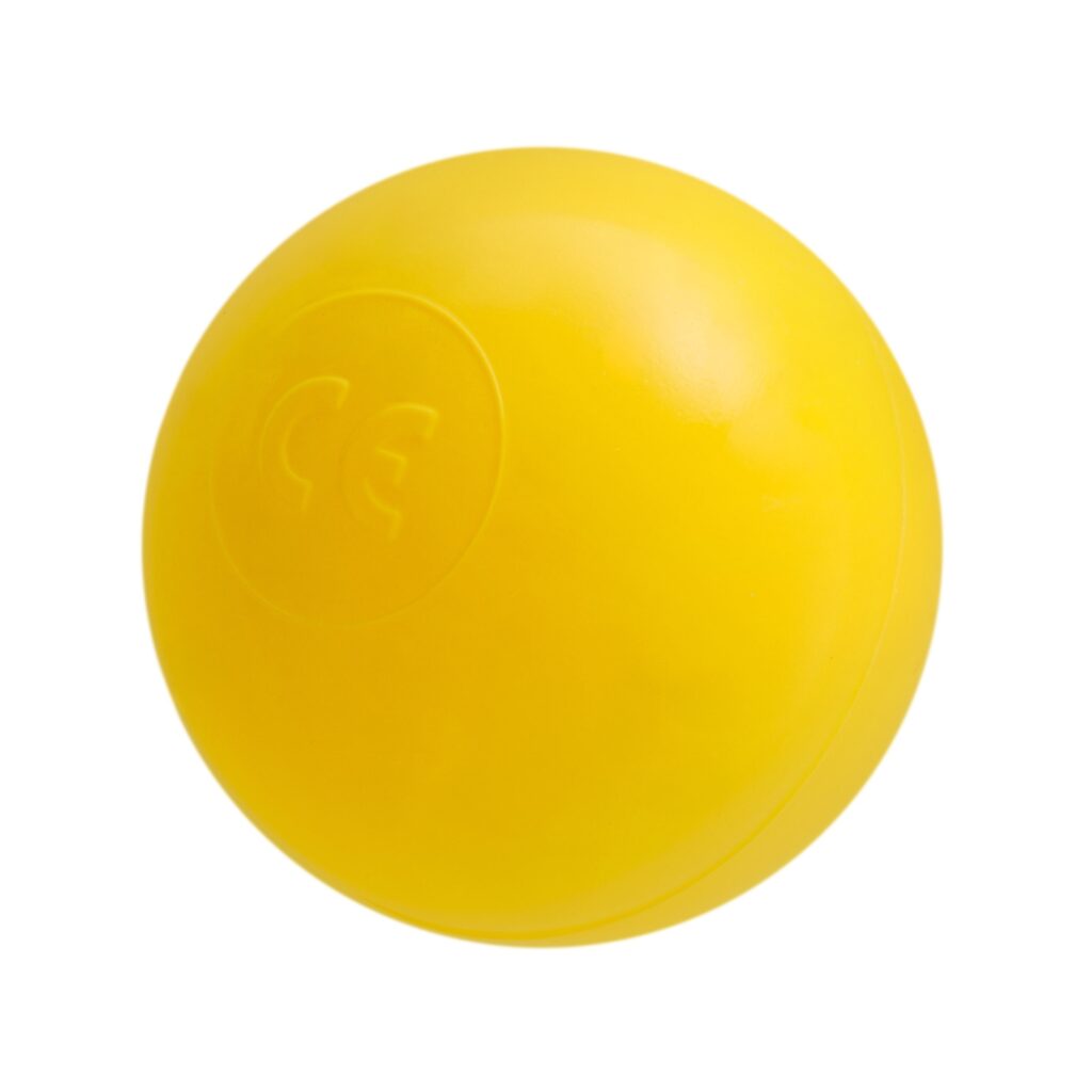 MISIOO Piłka do suchego basenu, 6 cm, żółta