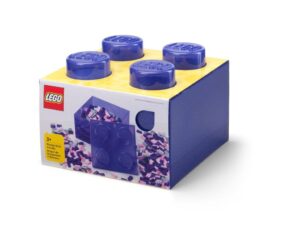 LEGO 40090800 Classic Pojemnik klocek LEGO Brick 4 z pokrywką – Fioletowy