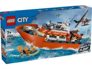 LEGO 60504 City Łódź ratunkowa i helikopter