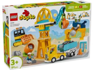 LEGO 10476 DUPLO Plac budowy z pojazdami 3 w 1