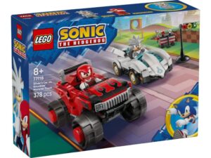 LEGO 77118 Sonic Silver w samochodzie kontra Knuckles w monster trucku