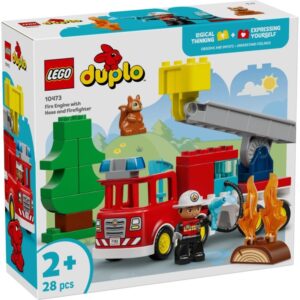 LEGO 10473 DUPLO Wóz strażacki z wężem i strażakiem