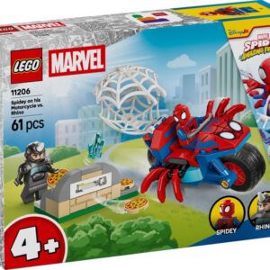 LEGO 11206 Spidey Spidey na motocyklu kontra Rhino