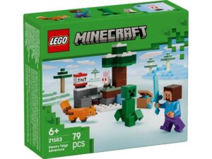 LEGO 21583 Minecraft Przygoda Steve’a w tajdze