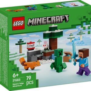 LEGO 21583 Minecraft Przygoda Steve’a w tajdze